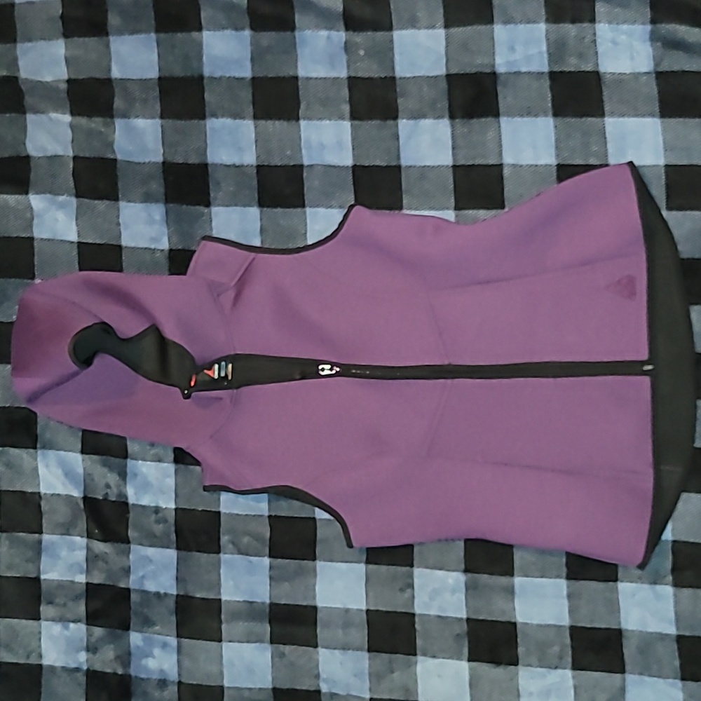 GERRY. Full-zip Poly-blend Hooded Vest. Like-new.  Women's size medium.